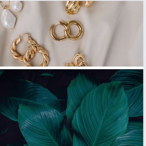 ✨ Athens Exquisite Textured Gold-Tone Statement Earrings ✨ with GIFT BOX New - Picture 7 of 8